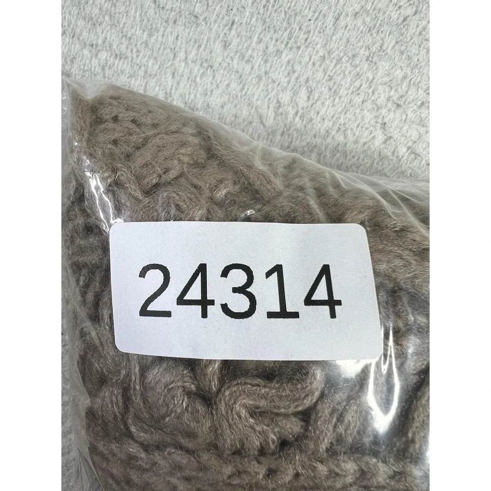 Altar'd State Fringe Cable‎ Knit Sweater Womens Small Brown Balloon Sleeve